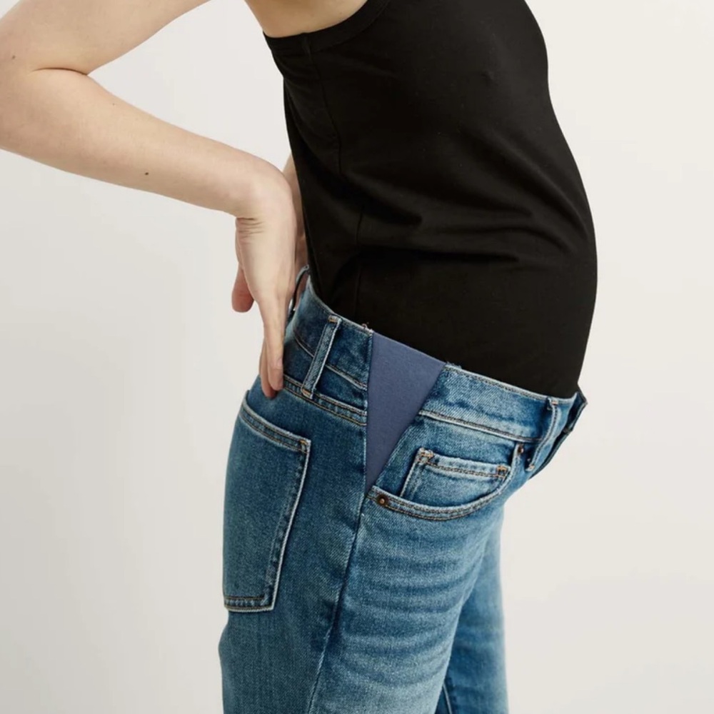 Hatch The Crop Maternity Jeans Size 32 - Picture 3 of 16